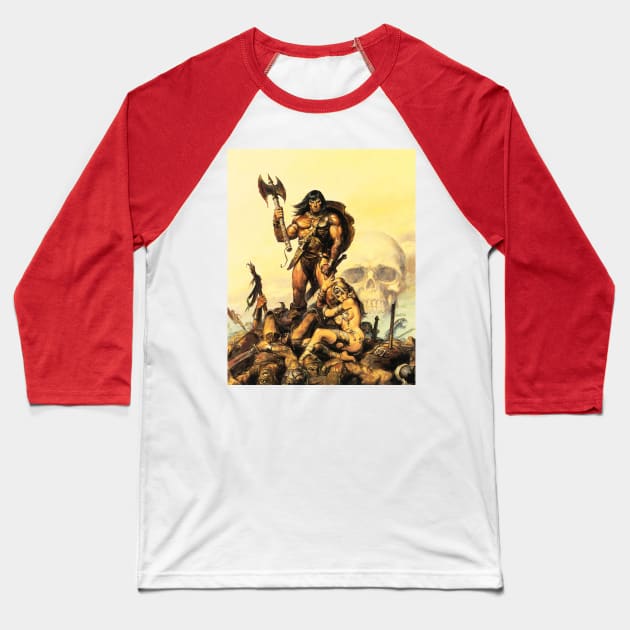 Conan the Barbarian 5 Baseball T-Shirt by stormcrow